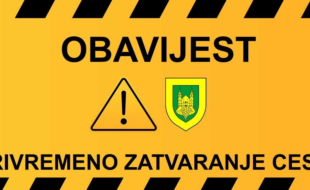 Privremeno zatvaranje dijela javne ceste LC20007 (Sveti Urban – Martinovski Breg)